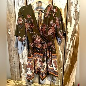 Blue Rain size medium romper